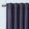 Ricardo Ricardo Chevron 80C/20P Sustainable Triple Lined Rod Pocket/Back Tab Patio Curtain Panel 04365-70-484-35